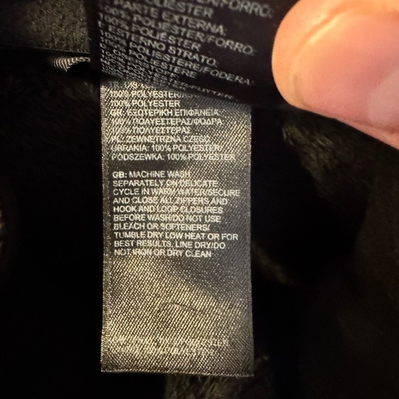 THE NORTH FACE Womens OSITO Soft Fuzzy Fleece Full Zip Pocket Jacket Size Medium - Picture 5 of 7